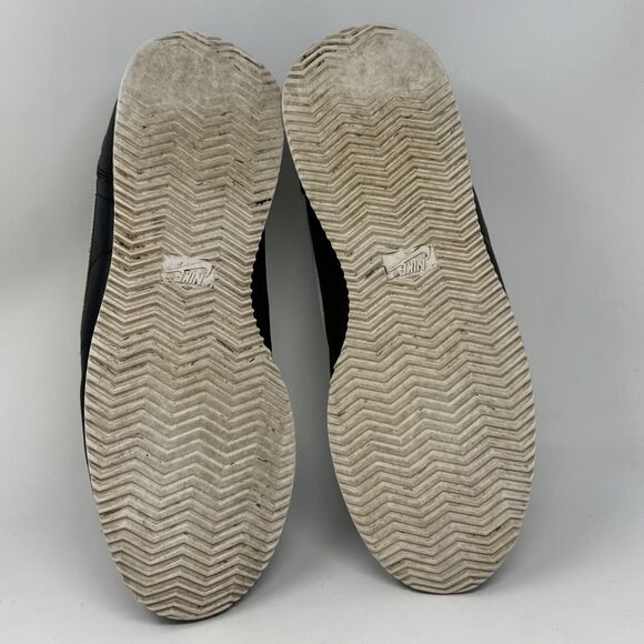 Nike Cortez 72 Basic Leather OG Shoes Mens 13 Black Retro Sneakers 316418-012 - Picture 12 of 16